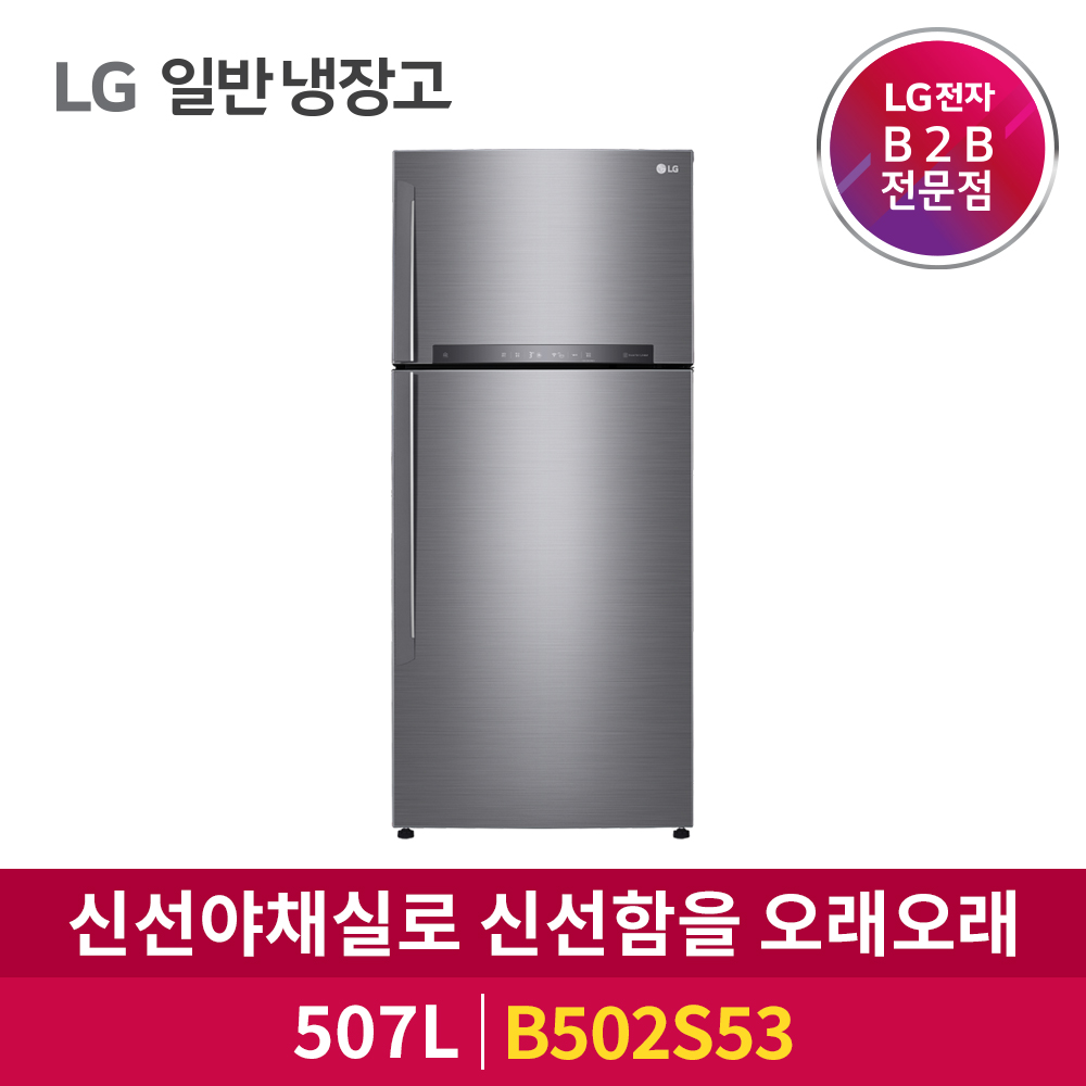 LG전자 DIOS 507L 일반냉장고 B502S53 (샤인)