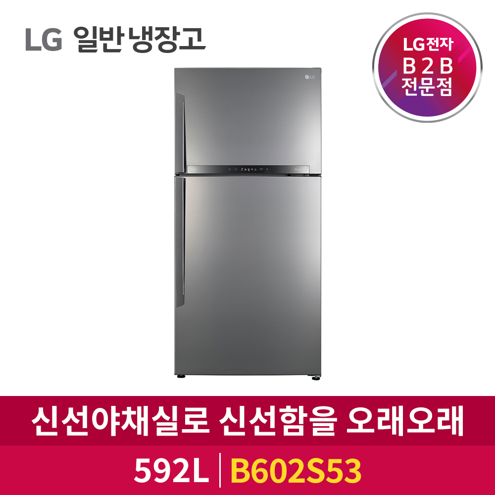 LG전자 DIOS 592L 일반냉장고 B602S53 (샤인)