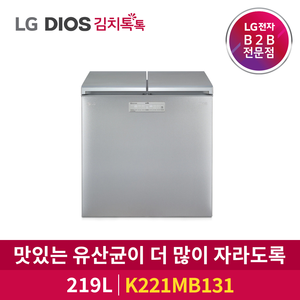 LG전자 DIOS 김치톡톡 2도어 K221MB131