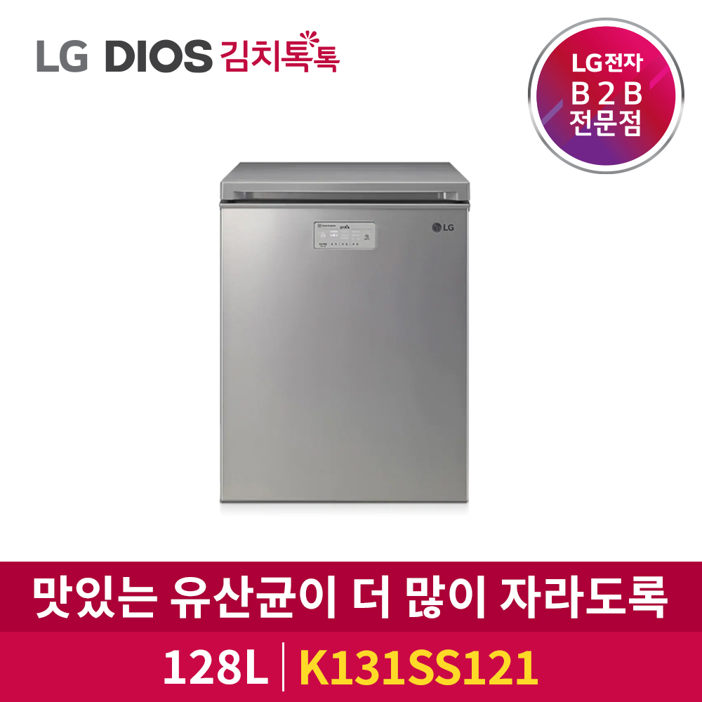 LG전자 DIOS 김치톡톡 1도어 K131SS121