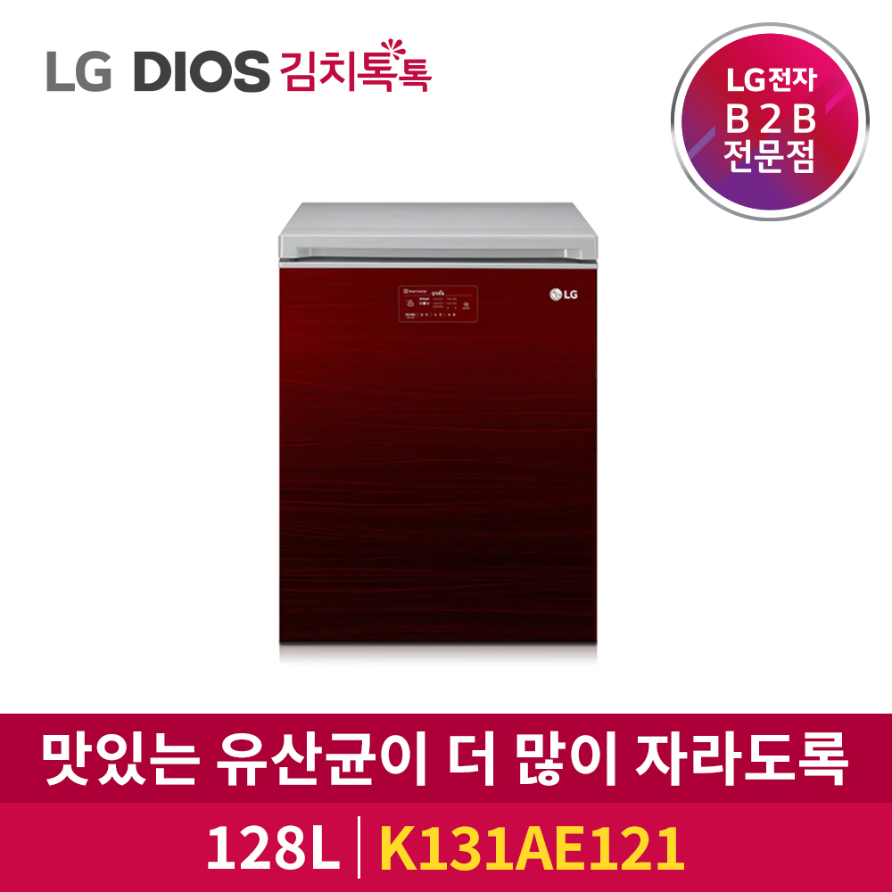 LG전자 DIOS 김치톡톡 1도어 K131AE121