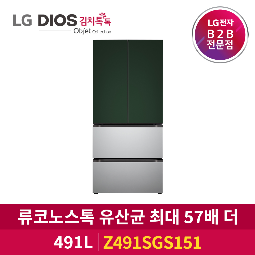 LG전자 DIOS 김치톡톡 오브제컬렉션 Z491SGS151