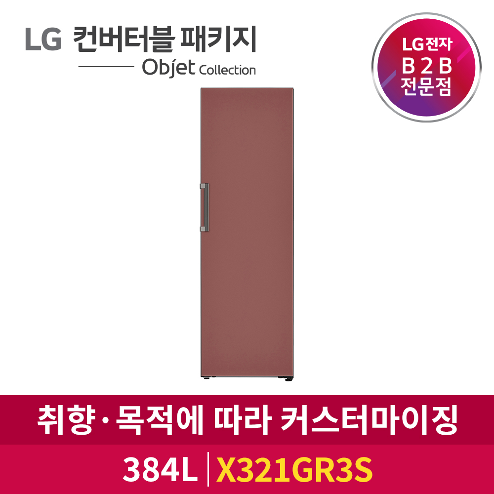 LG전자 DIOS 컨버터블 냉장고 X321GR3S