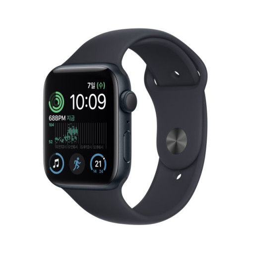 Apple 워치 SE 2세대 GPS 44mm (미드나이트 알루미늄)